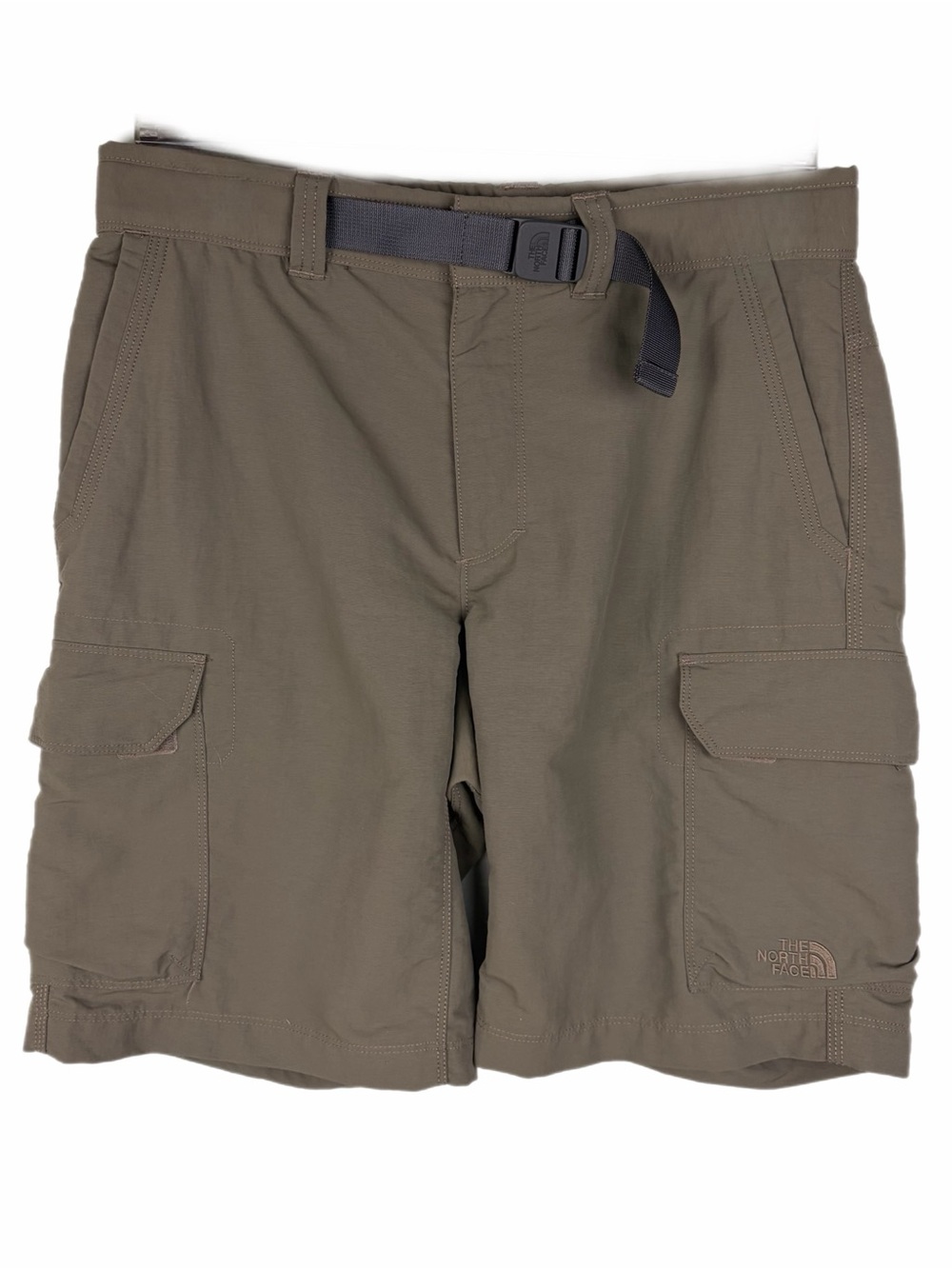 THE NORTH FACE Men's Olive Green Cargo Shorts with Built-In Belt Size 30